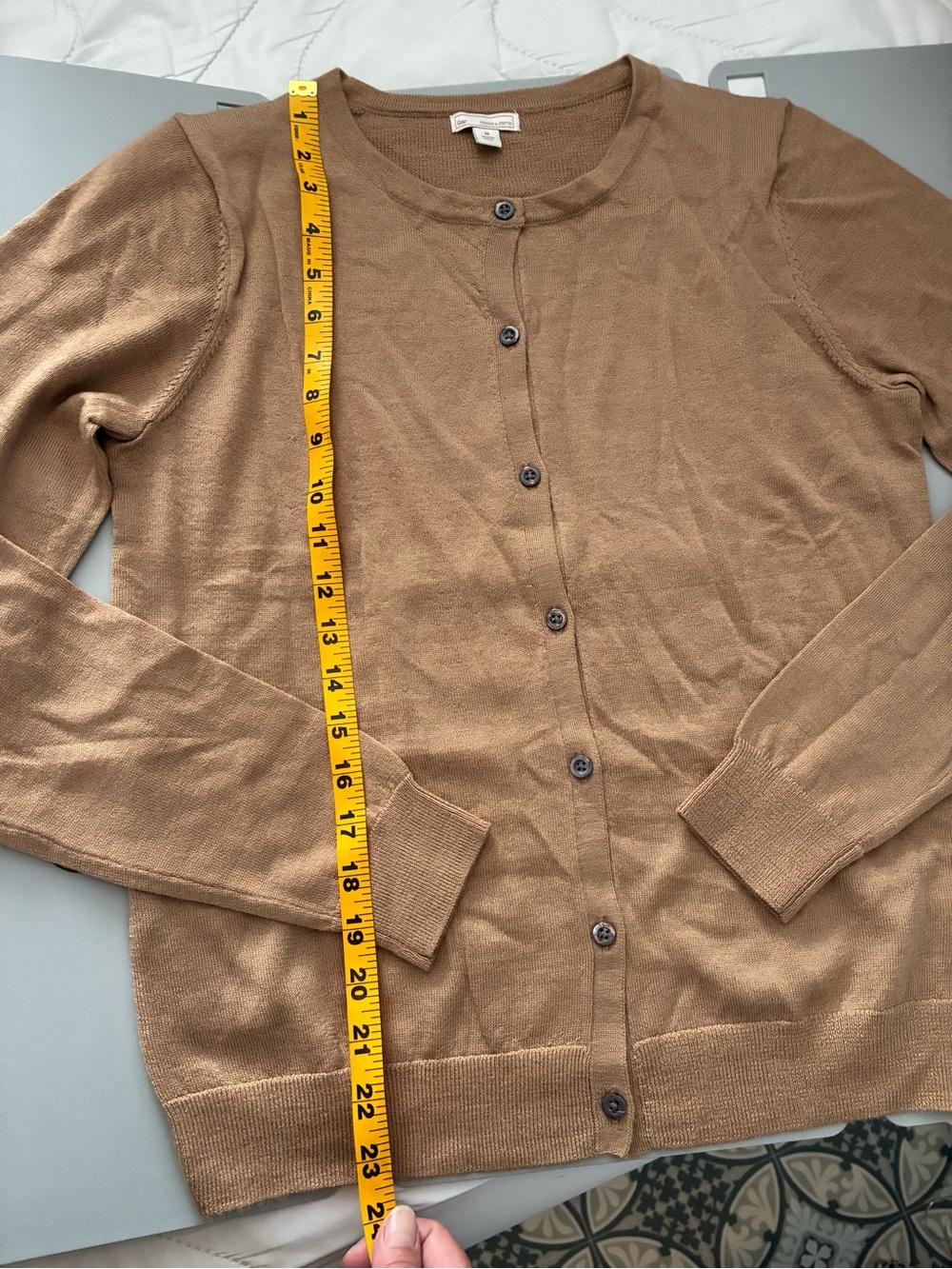 Gap Designed & Crafted Crewneck Button-down Cardigan